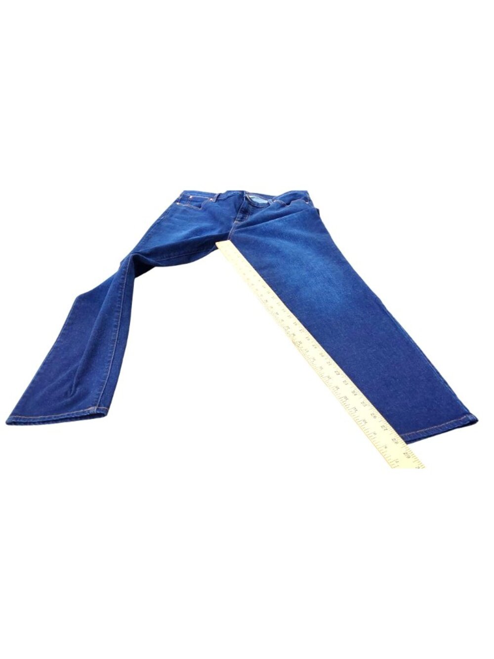 Talbots Women's Slim Ankle Jeans Size 16 Classic Fit Dark Wash Cotton Blend - Picture 8 of 11